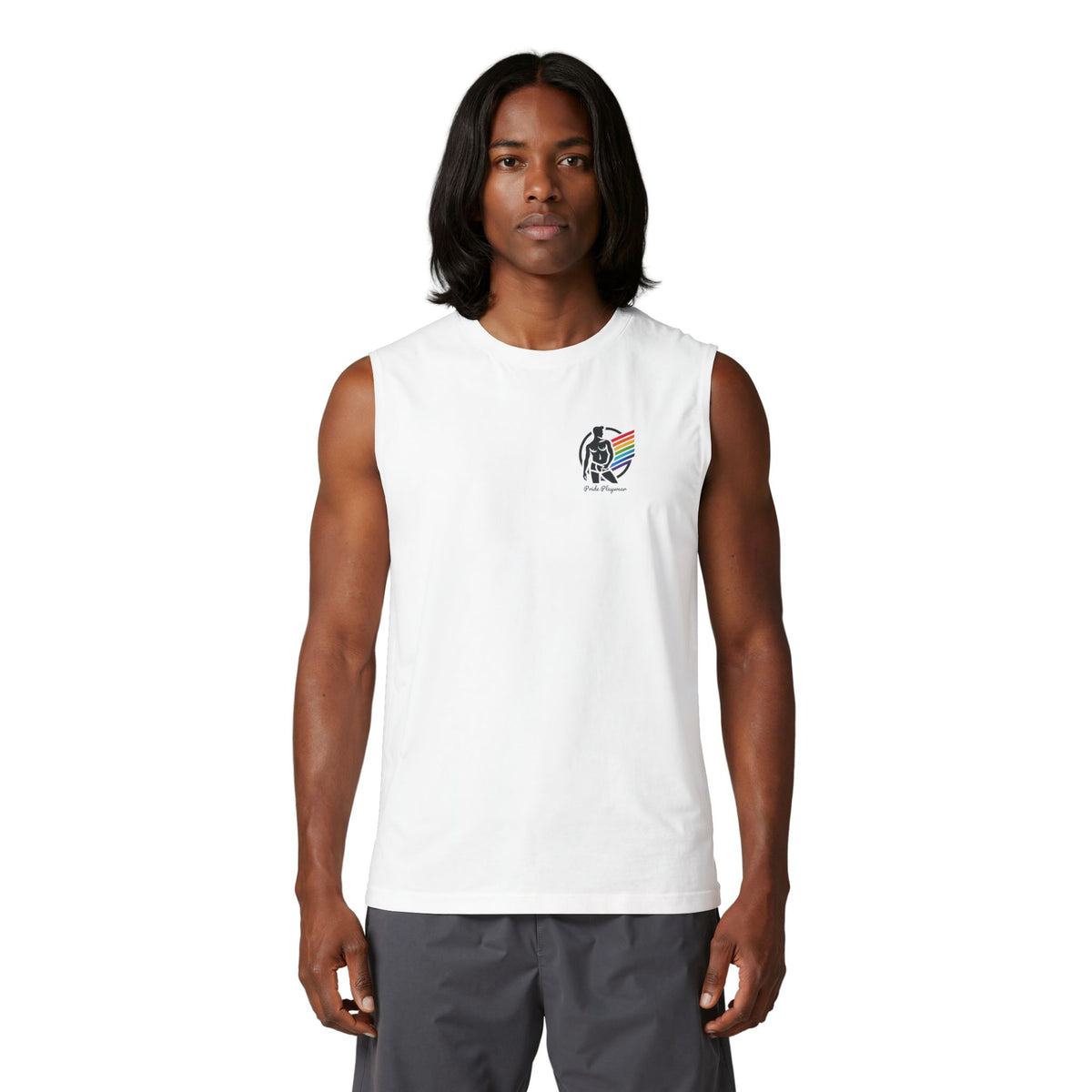 'Fight Fascism Make Love' - Muscle Tank