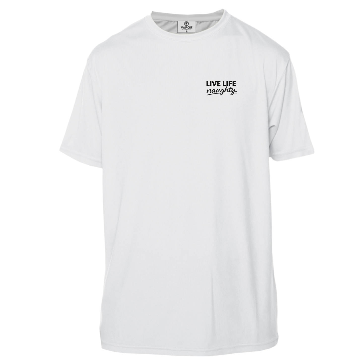 'Live Life Naughty' - Athletic Tee