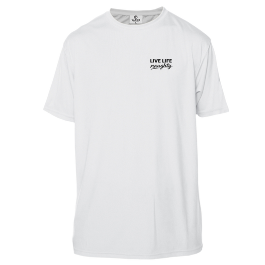 'Live Life Naughty' - Athletic Tee