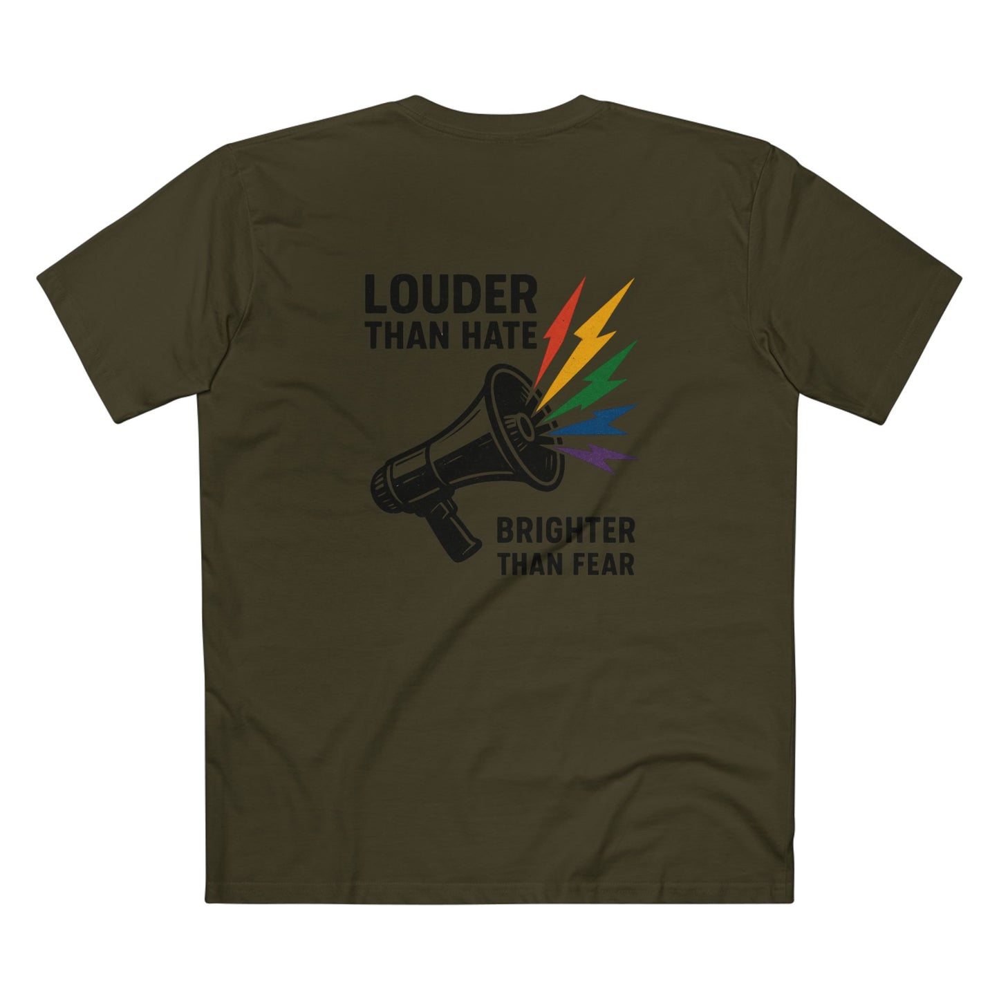 Louder Than Hate Tee for LGBTQ+ Pride